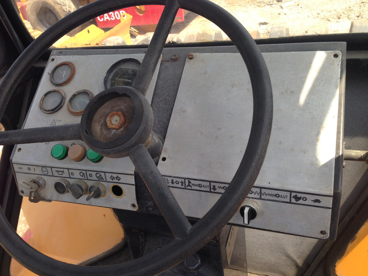 Excellent Low Price Used Dynapac CA30D Road Roller Sheep-foot Bumper Secondhand Road Roller Compactor CA25D Sale Engine