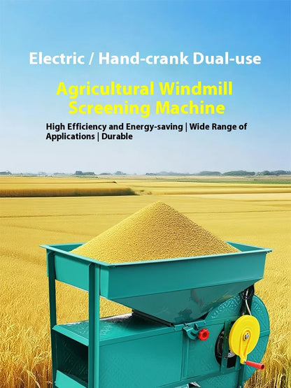 High Efficiency Grain Sorting and Seed Cleaning Machine Agriculture Winnower and Vibration Screening Machine