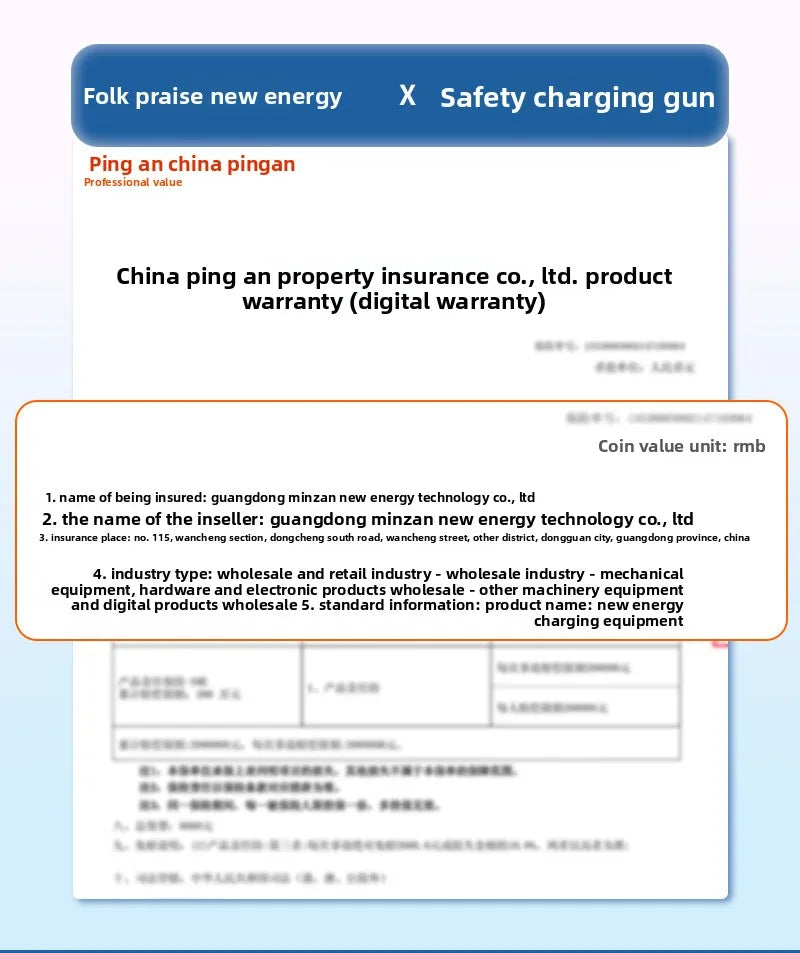 7KW Portable EV Charger for Tesla & BYD with Free Grounding, New Energy Vehicle Home and Outdoor Charging Station