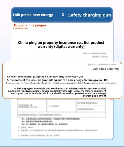 7KW Portable EV Charger for Tesla & BYD with Free Grounding, New Energy Vehicle Home and Outdoor Charging Station