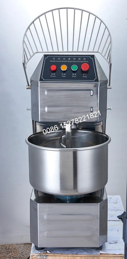 Commercial Bakery 20L/30L Electric Dough Mixer Mechanical Double Action Double Speed Stainless Steel Dough Mixer