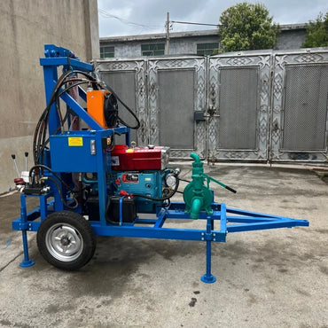 Portable Water Well Drilling Rig 50m 100m 150m Deep Borehole Drilling Machine
