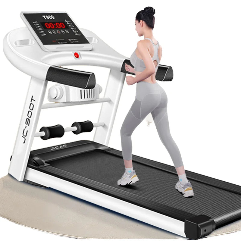 Ultra Smart Foldable Electric Walking Treadmill Portable Home Fitness Exercise Durable Running Machine Steel Eco-Friendly LED