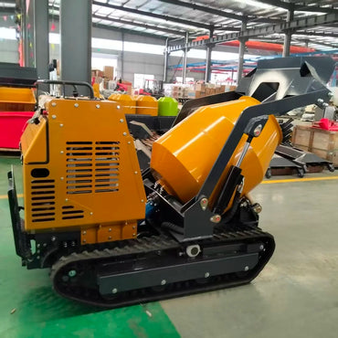 Mini Crawler Concrete Mixer Truck, Mini Crawler Transport Vehicle, Dump Truck, Crawler Dump Truck with Concrete Mixer