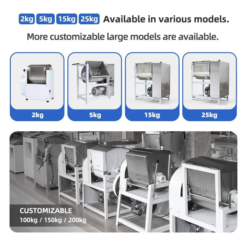 Hot-Selling Large-Capacity Commercial Pizza Dough & Bread Mixer Electric for Bakeries and Restaurants New Condition