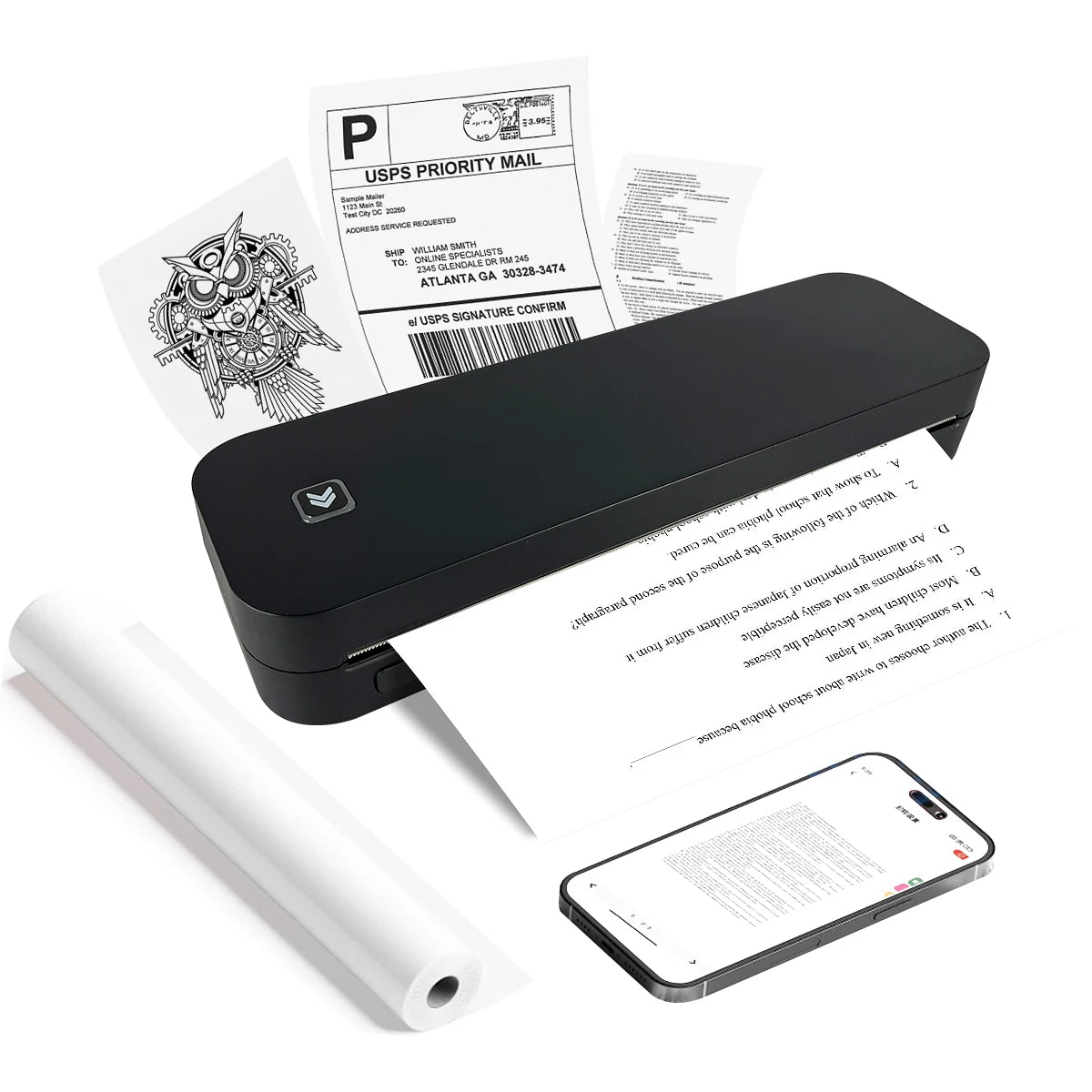 Marklife D210 A4 Thermal Printer OEM/ODM Certified 203dpi for Printing Documents Tattoo Paper FCC/RoHS/UKCA Certified