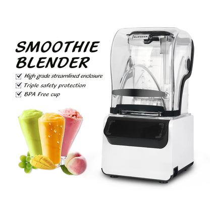 ITOP Heavy Duty Commercial Blender Ice Smoothies Crusher Food Mixer Juicer Food Processor With Reprograming Function