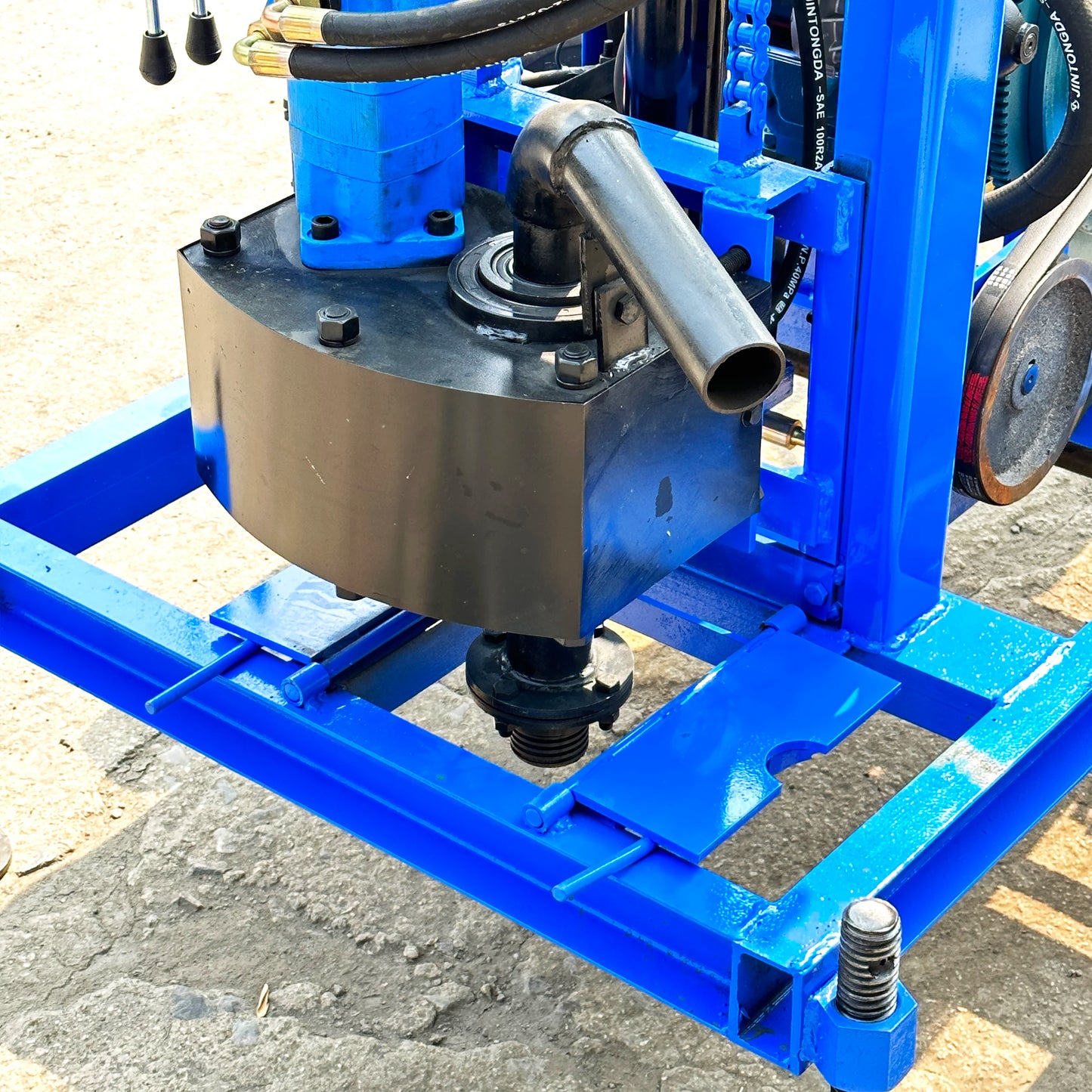 Electric Small Diesel Engine Hydraulic Portable Mine Drilling Rigs Diesel Underground Borehole Water Well Drilling Rig Machine