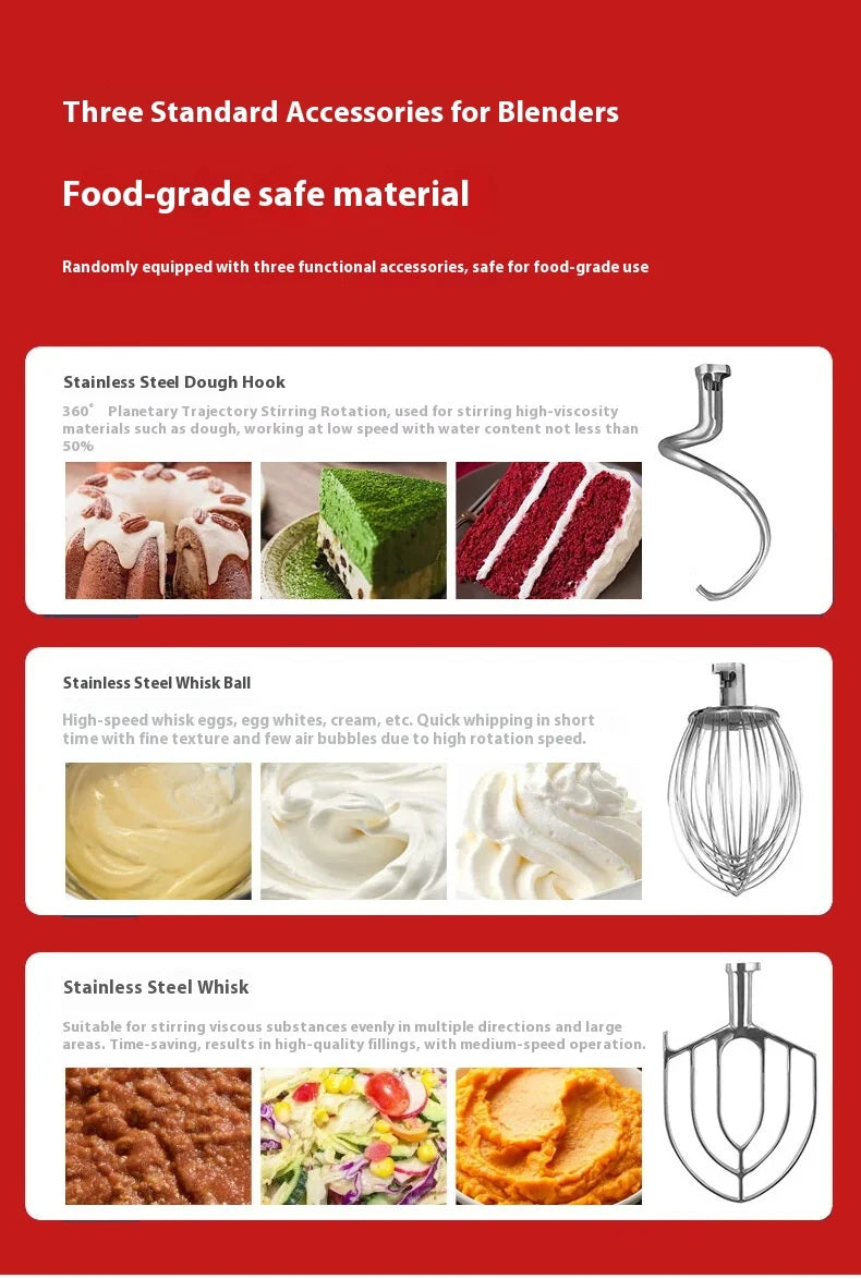 Factory Direct Commercial Fully Automatic Milk Cream Egg Mixer 5-Bowl 304 Stainless Steel High Productivity Bakery