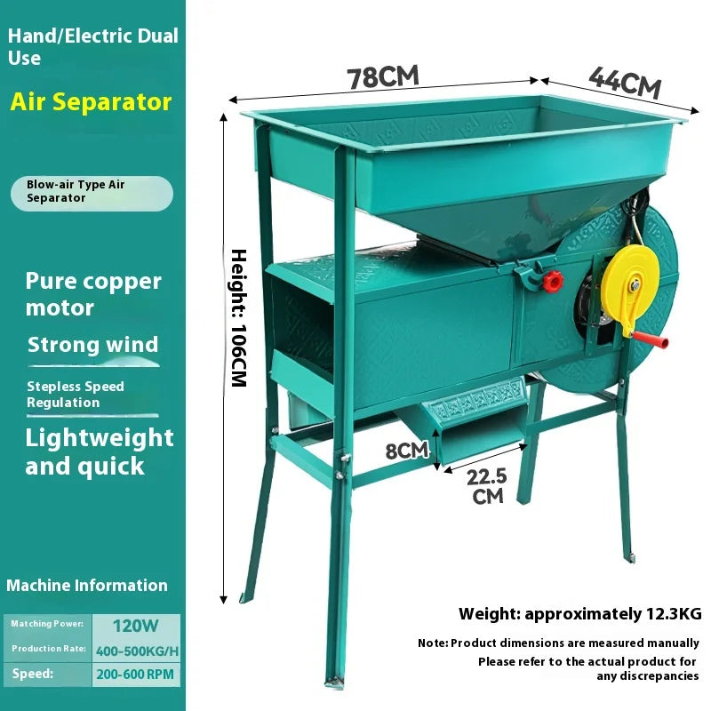 High Efficiency Grain Sorting and Seed Cleaning Machine Agriculture Winnower and Vibration Screening Machine