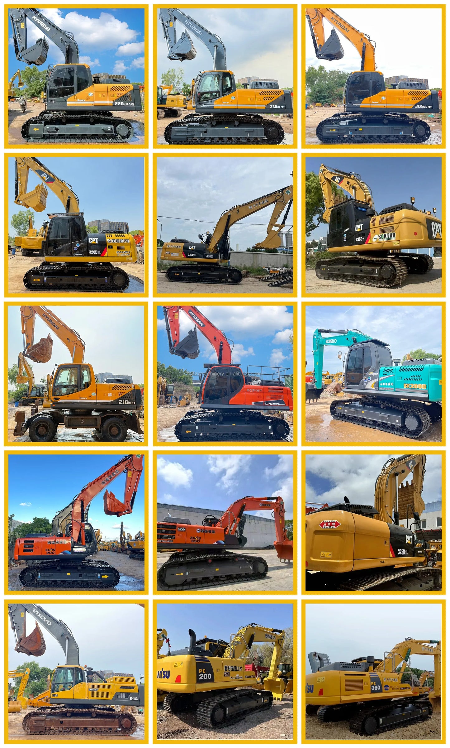 Used Construction Equipment Mini Crawler Excavator Caterpillar 305.5e2 305 305.5 306 307 308 Second Hand Hydraulic Excavators