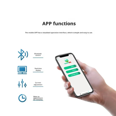 Portable EV Charger 7kW 16A GB/T Standard with Type 2 Adapter - Compatible for Tesla, BYD, BAIC, NIO Electric Cars