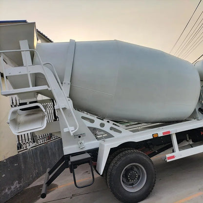 Vehicle Mounted Concrete Mixing and Transportation Tank, Mobile Self Dumping Cement Mixing Bucket, Road Construction Equipment