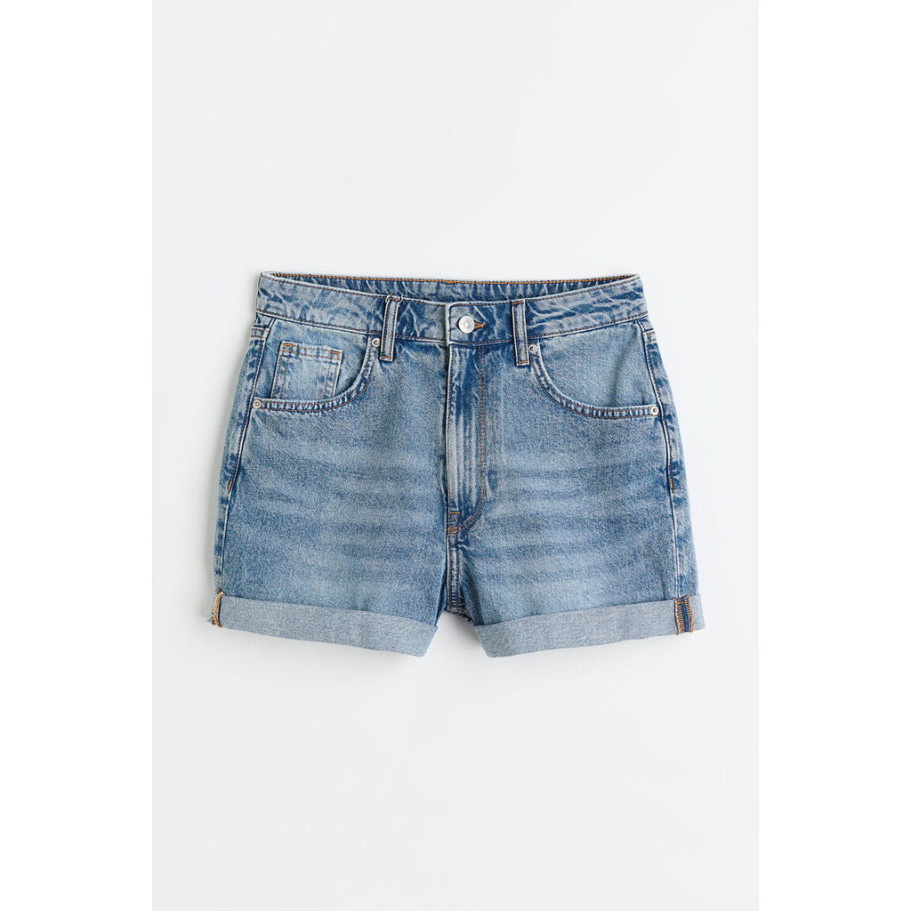 H&M Wanita High-waisted denim shorts