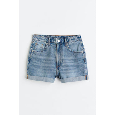 H&M Wanita High-waisted denim shorts