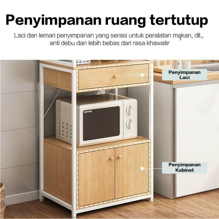 Rak dapur , rak penyimpanan, lemari dapur