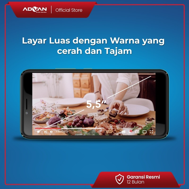 Advan Nasa Plus 2GB 16GB