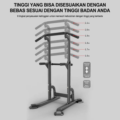 Alat Fitness Pull-Up Multifungsi