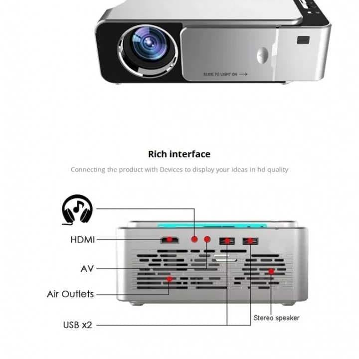 Proyektor Mini UNIC T6S 3500 Lumens Wireless Mirroring Display