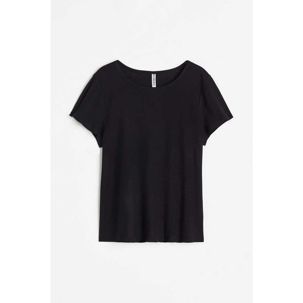 H&M Wanita Ribbed T-shirt