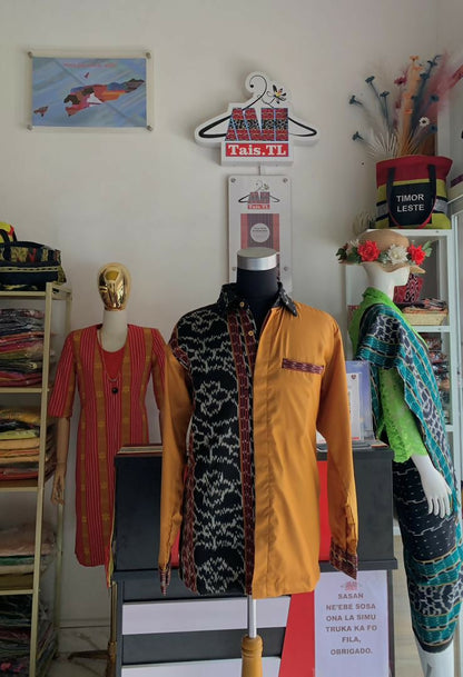 Kemeja Tais Lengan Panjan untuk Pria