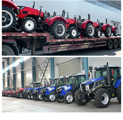 Wholesale Four Wheel 4x4 Compact Mini Farm Garden Tractors with Mower