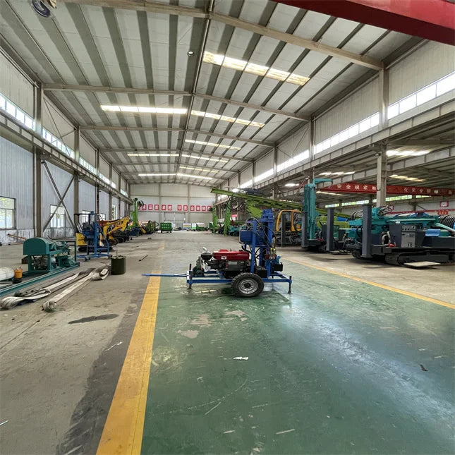 Heavy Borehole Equipment Portable Drilling Rig Di esel Engine Used Borehole Water Drilling Machine