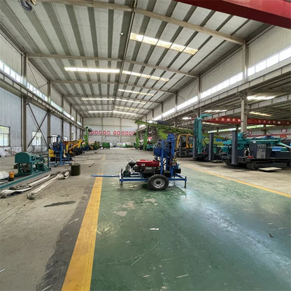 Heavy Borehole Equipment Portable Drilling Rig Di esel Engine Used Borehole Water Drilling Machine