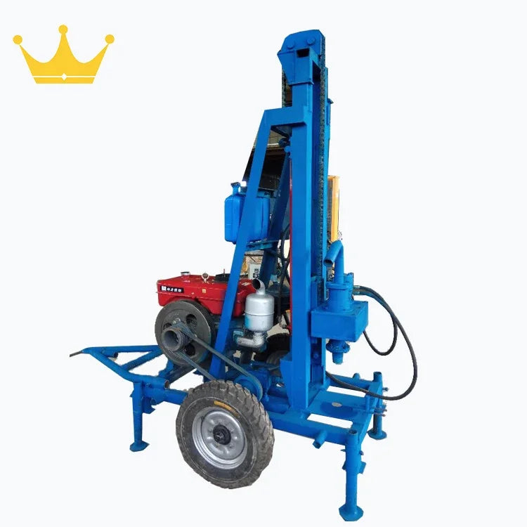 150 Meters Depth Diesel Engine Portable Dth Water Well Drilling Rig Small Bore 200M Cheap Small Water Well Drilling Rig Machine