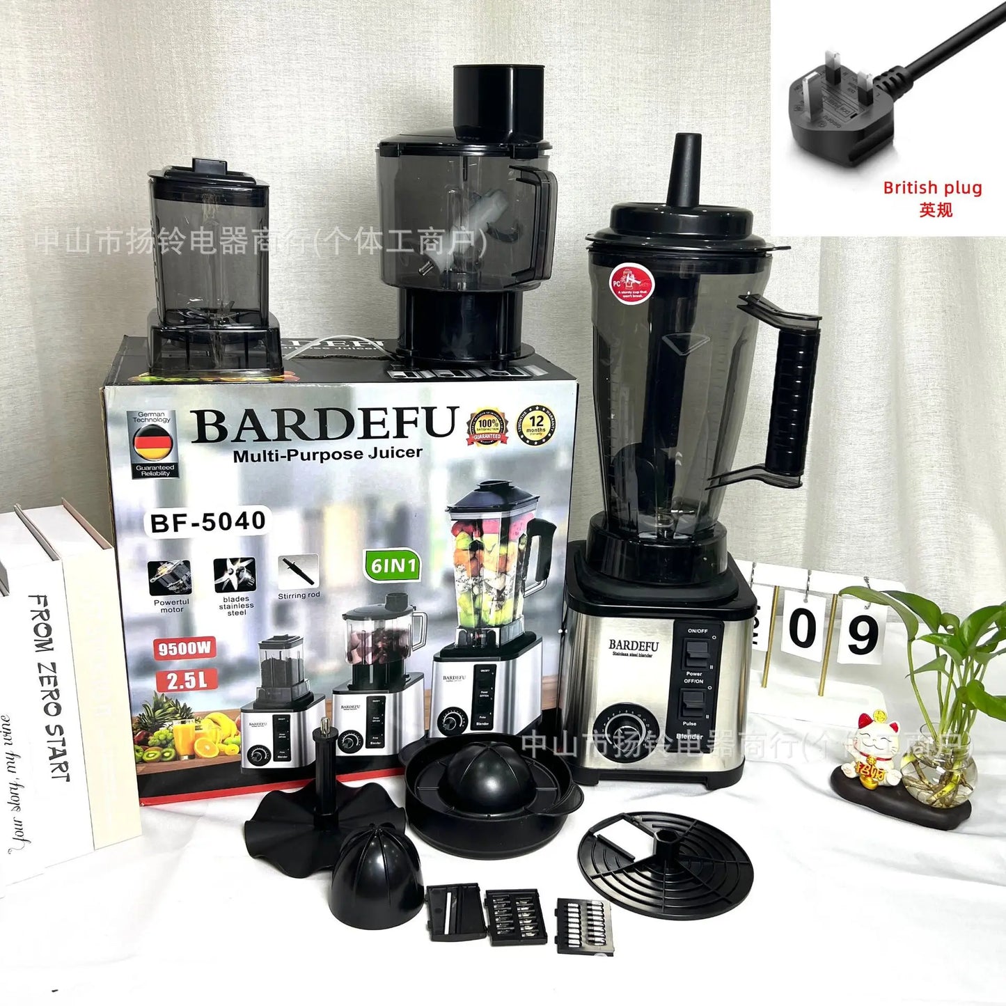 Ice Shaver Crusher Stainless Steel Large Capacity Minced Meat Licuadora Ninja Juicer