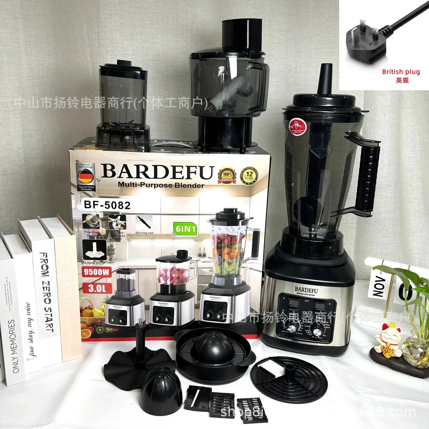 Ice Shaver Crusher Stainless Steel Large Capacity Minced Meat Licuadora Ninja Juicer