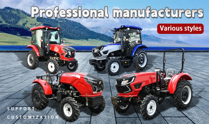 Wholesale Four Wheel 4x4 Compact Mini Farm Garden Tractors with Mower