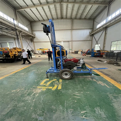 Heavy Borehole Equipment Portable Drilling Rig Di esel Engine Used Borehole Water Drilling Machine