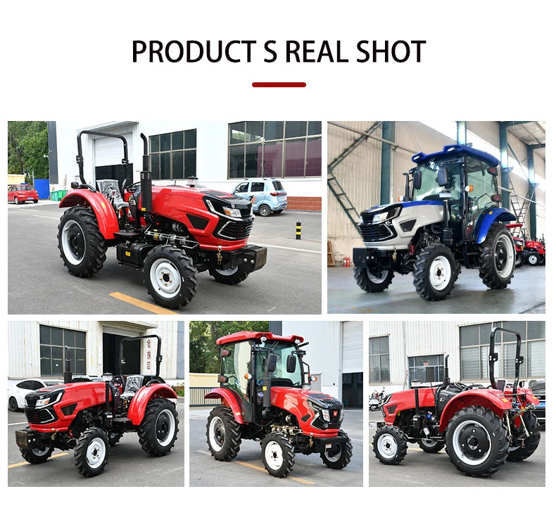 Wholesale Four Wheel 4x4 Compact Mini Farm Garden Tractors with Mower