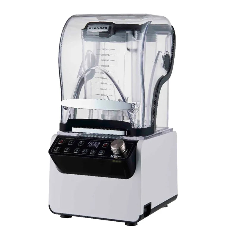 HXL Smoothie Machine for Milk Tea Shops with Cover, Silent Juicer, Blender, Ice Crusher