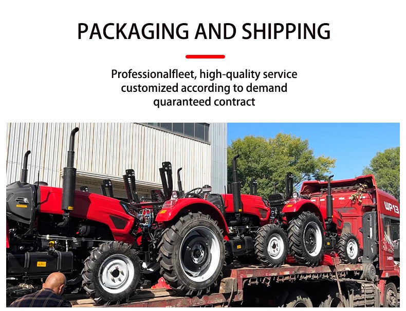 Wholesale Four Wheel 4x4 Compact Mini Farm Garden Tractors with Mower