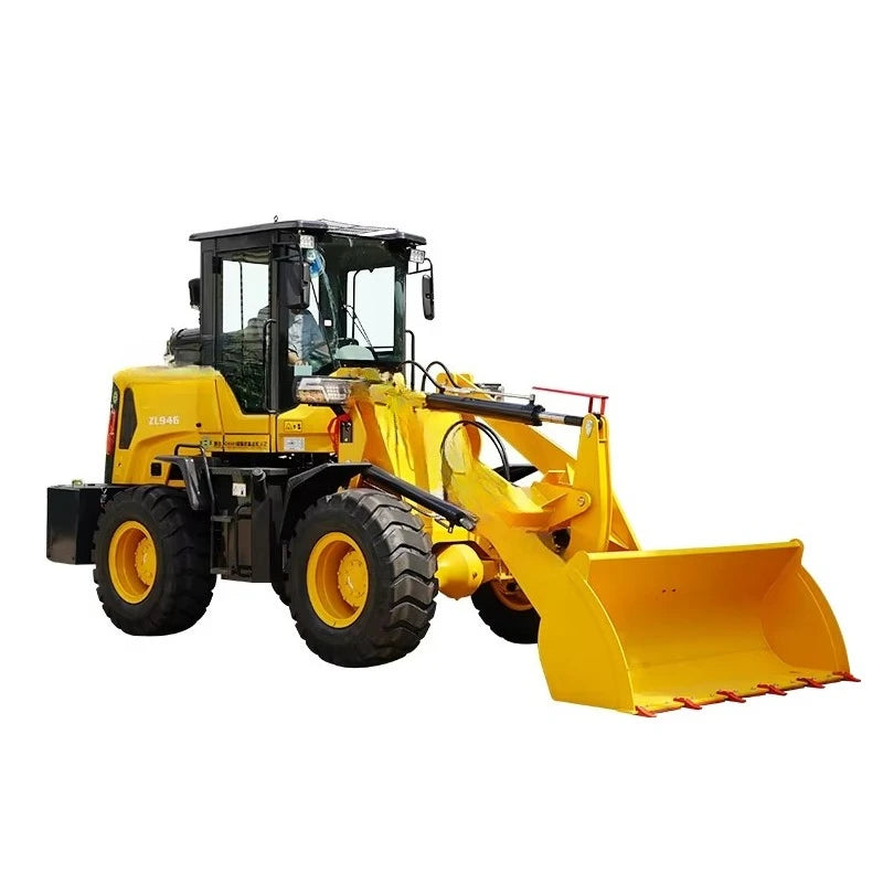 Multi-function design of miniature skid steer loader for reliable operation and efficient excavation of heavy construction