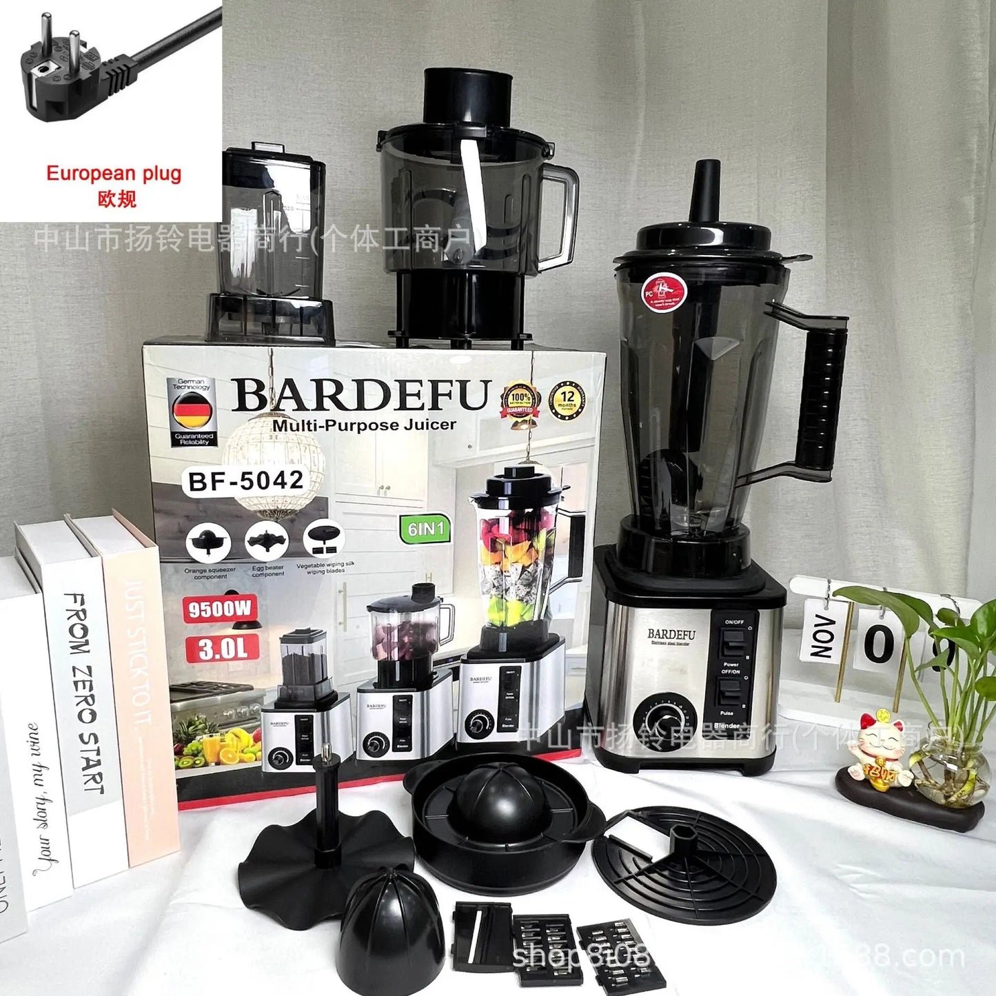 Ice Shaver Crusher Stainless Steel Large Capacity Minced Meat Licuadora Ninja Juicer