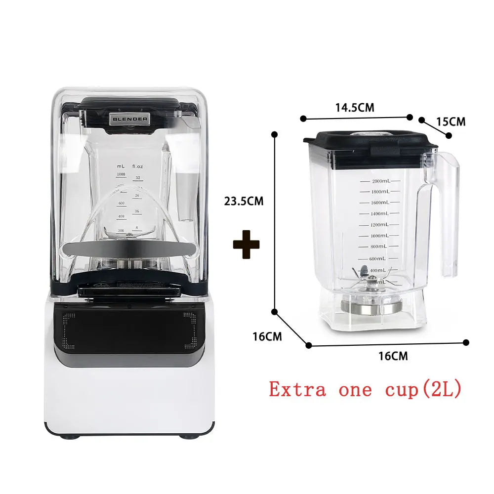 ITOP Heavy Duty Commercial Blender Ice Smoothies Crusher Food Mixer Juicer Food Processor With Reprograming Function