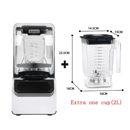 ITOP Heavy Duty Commercial Blender Ice Smoothies Crusher Food Mixer Juicer Food Processor With Reprograming Function