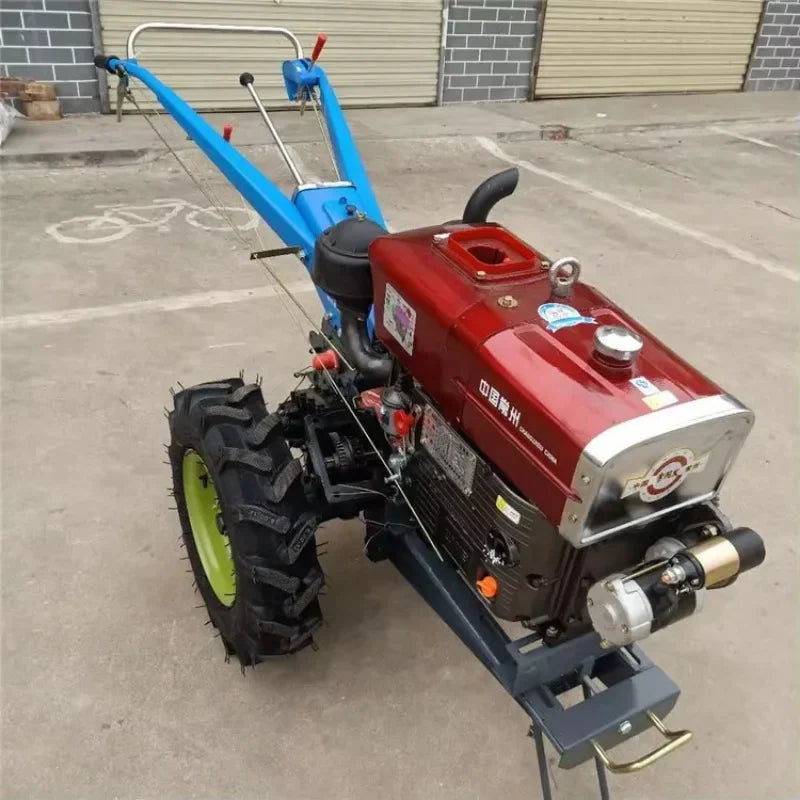8hp12hp 15hp 18hp 20hp 22hp Farm mini diesel motocultor Power Tiller Two Wheel Mini Walking hand tractor prices for sale product