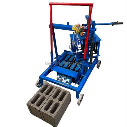 BR2-45 Egg Laying Small Concrete Roofing Hollow Block Making Machine for Sale