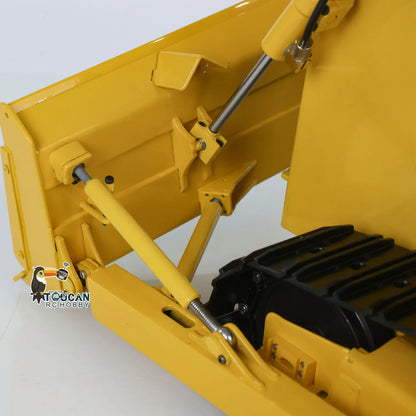 1/12 D65EX RC Metal Hydraulic Bulldozer Radio Controlled Heavy Machine Model Construction Car I6S Light Sound Finished Vehicle
