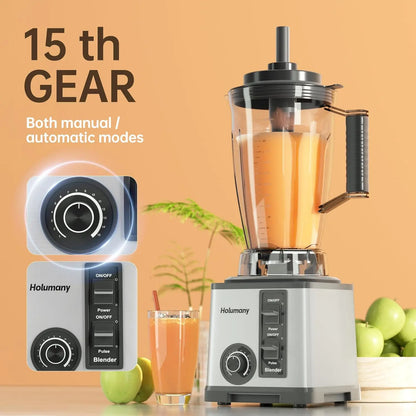 1200W Countertop Blender with 100oz Pitcher, Blender Food Processor Combo, 3-Cup Chopper & Grinder
