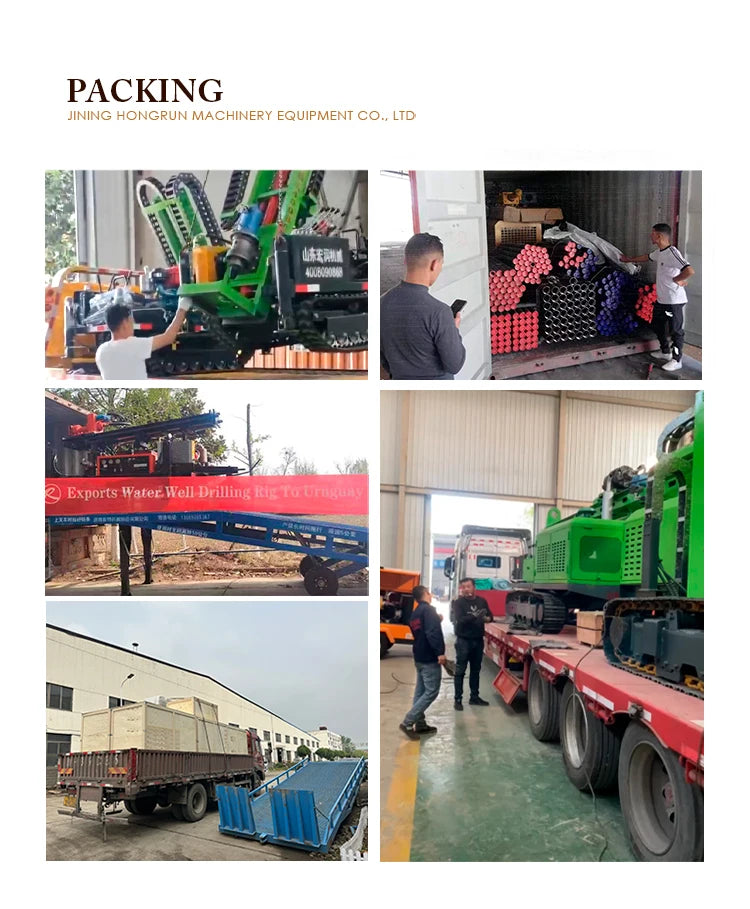 Heavy Borehole Equipment Portable Drilling Rig Di esel Engine Used Borehole Water Drilling Machine