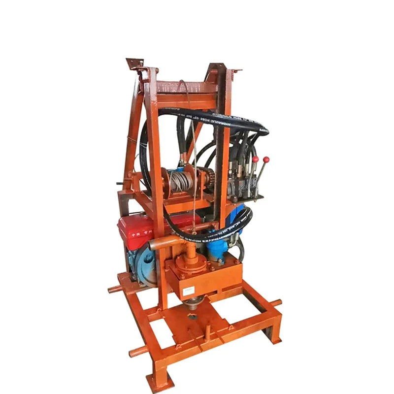 150 Meters Depth Diesel Engine Portable Dth Water Well Drilling Rig Small Bore 200M Cheap Small Water Well Drilling Rig Machine