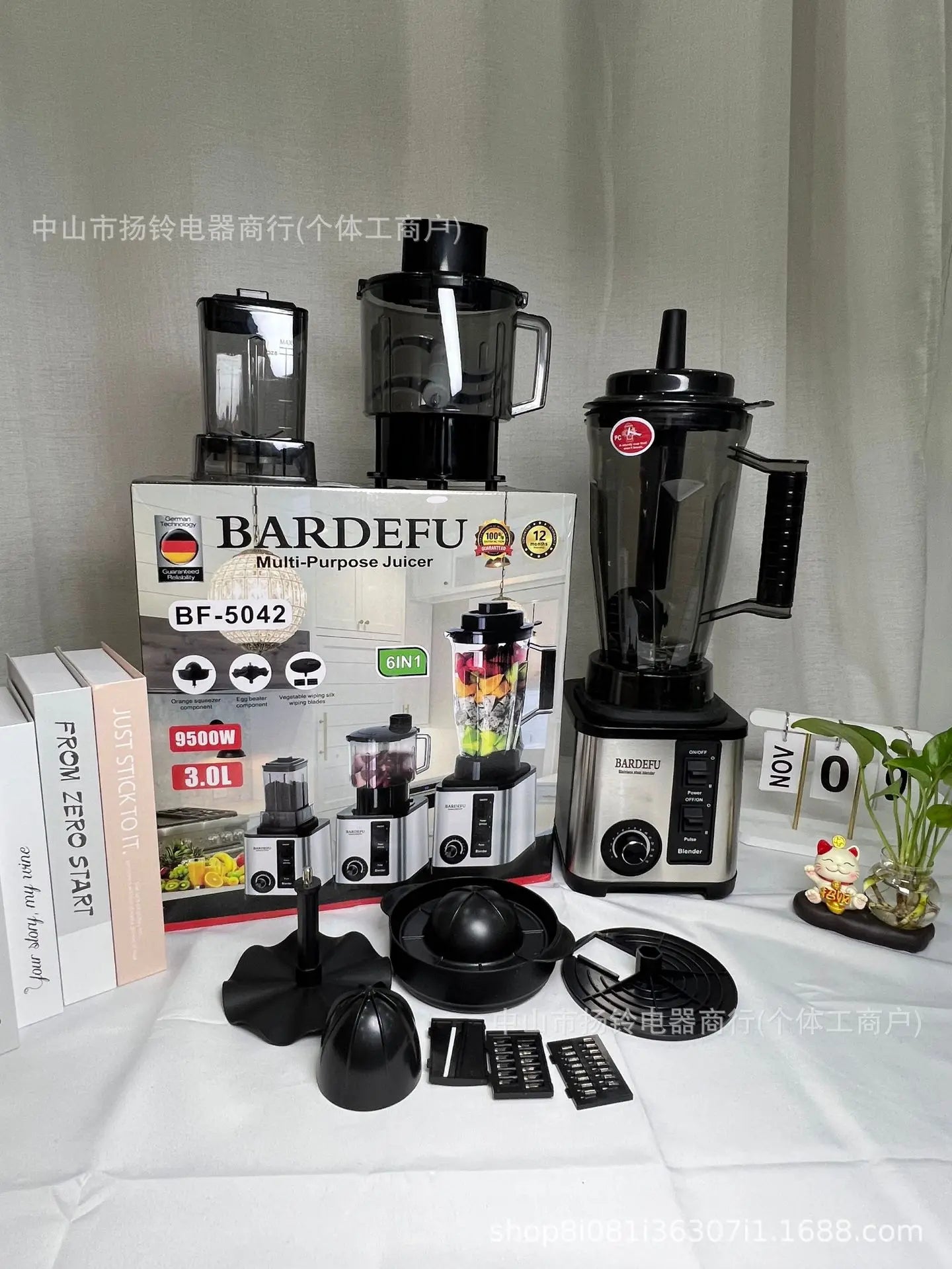 Ice Shaver Crusher Stainless Steel Large Capacity Minced Meat Licuadora Ninja Juicer