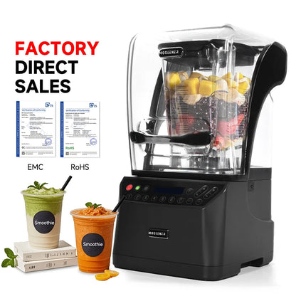 Moseener 2L Large Capacity Commercial FOOD Fruit Juicer Mixer Grinder Heavy  Machine Portable Ice Smoothie Blenders