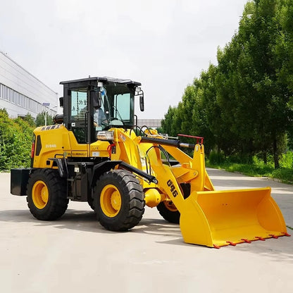 Multi-function design of miniature skid steer loader for reliable operation and efficient excavation of heavy construction