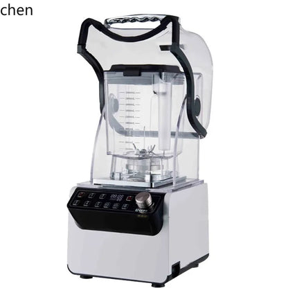 HXL Smoothie Machine for Milk Tea Shops with Cover, Silent Juicer, Blender, Ice Crusher
